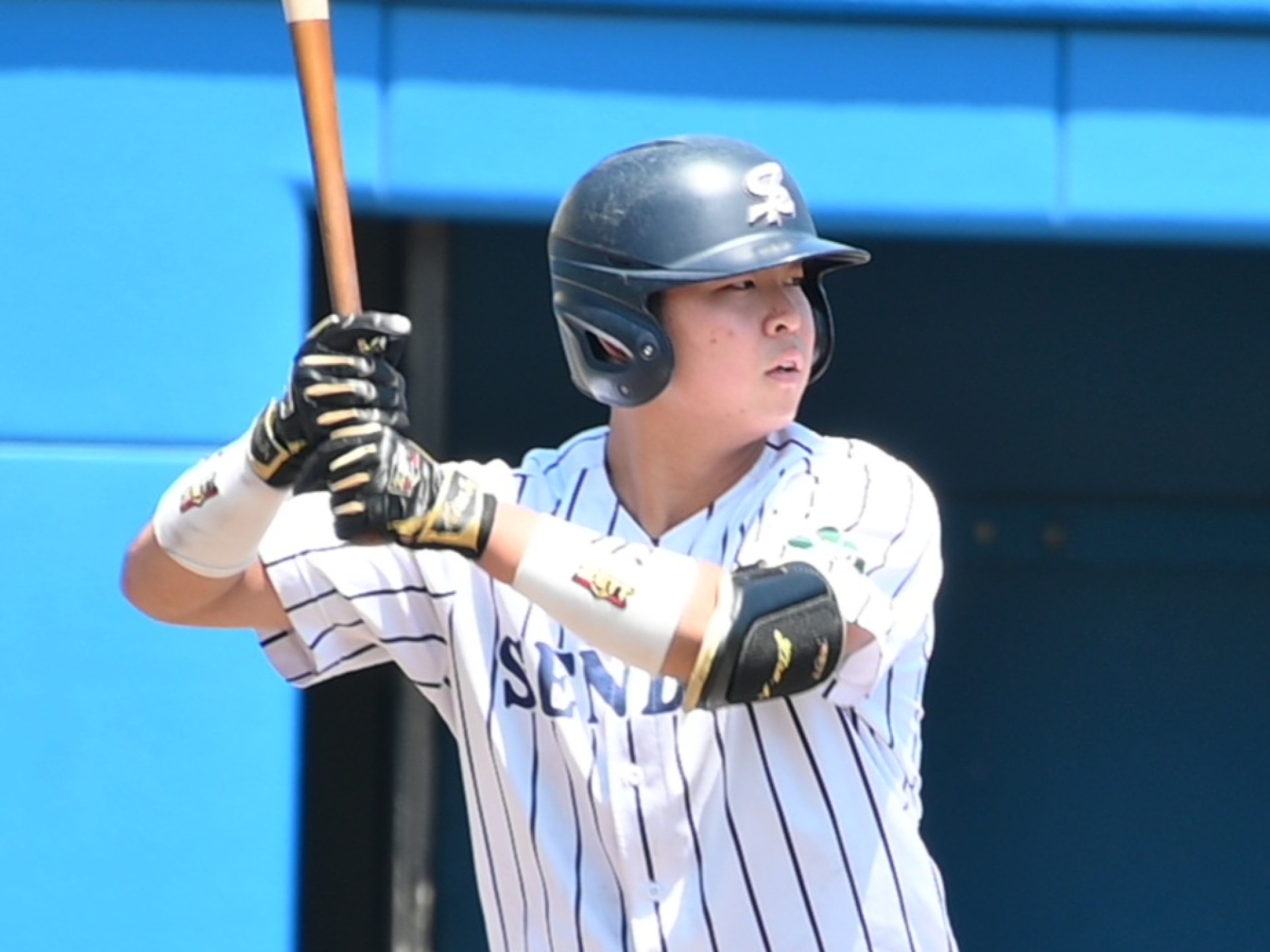  △仙台大の平川外野手