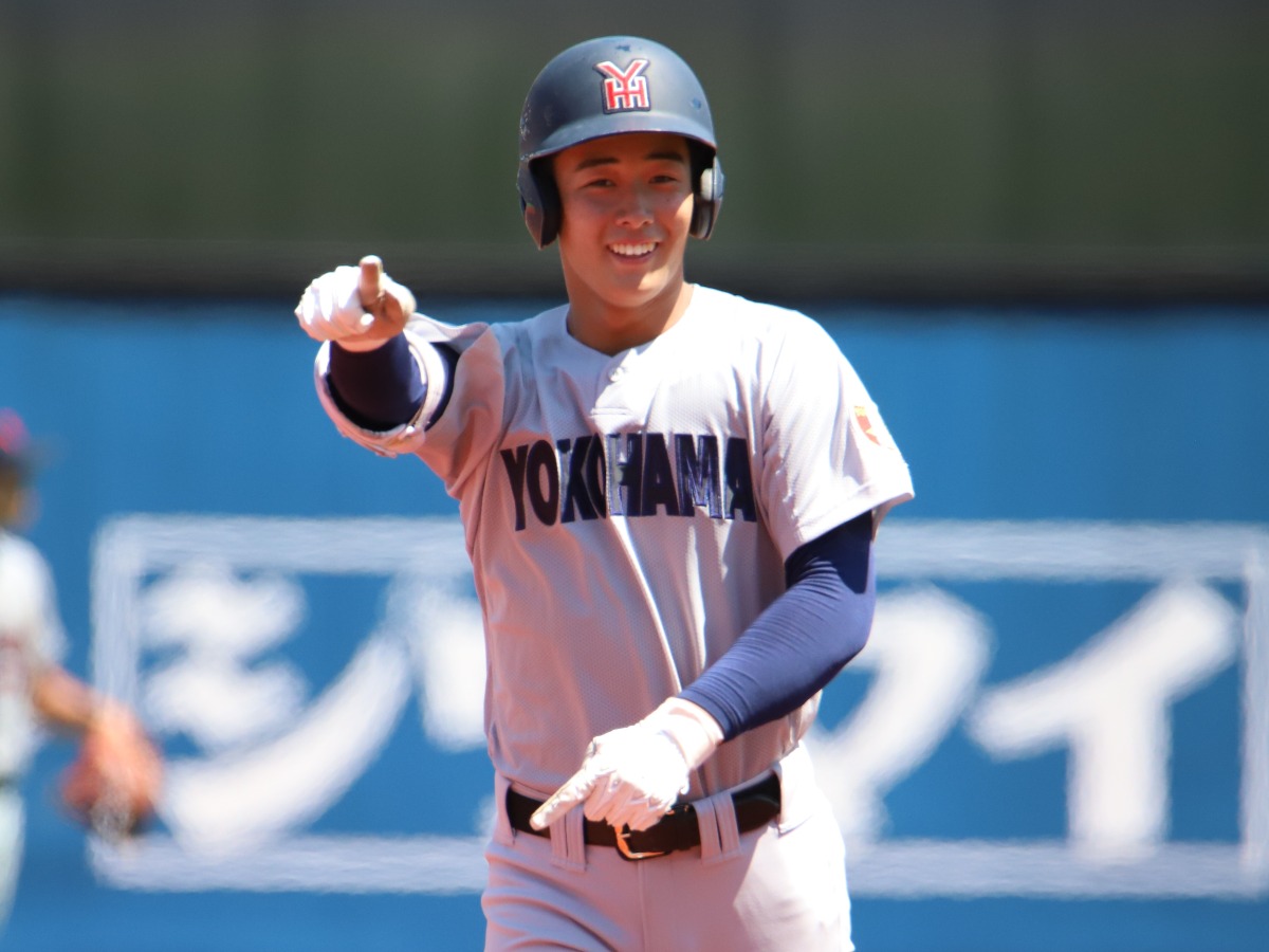 横浜高校の奥村頼人選手