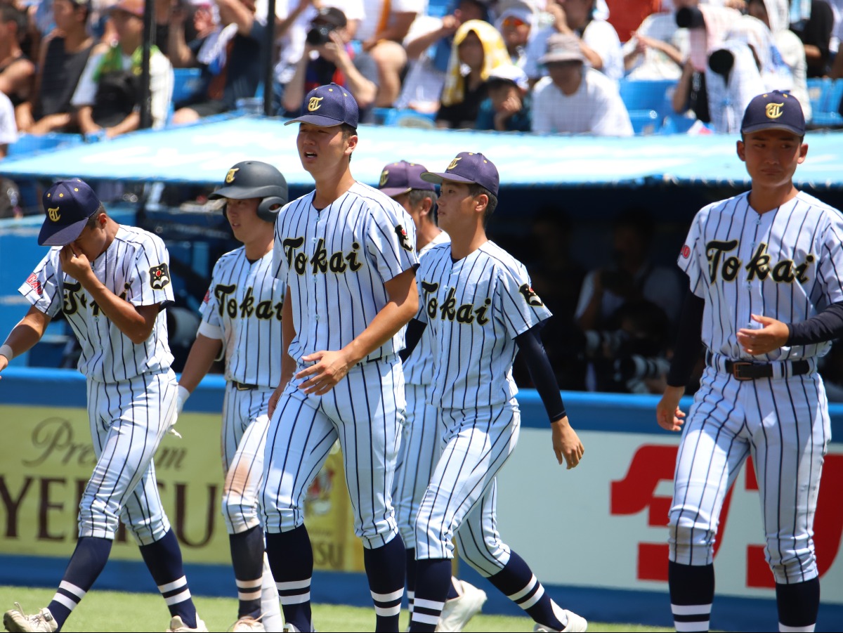 東海大菅生高校第99回全国高校野球選手権大会使用甲子園ユニフォームタグ付