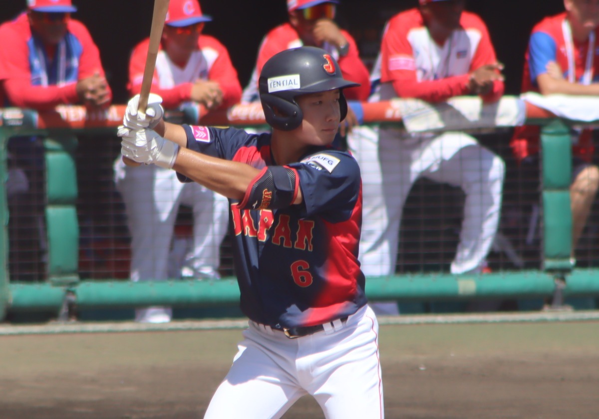 U-18代表の最多安打は東洋大姫路の巧打者！6打数5安打の大活躍に指揮官