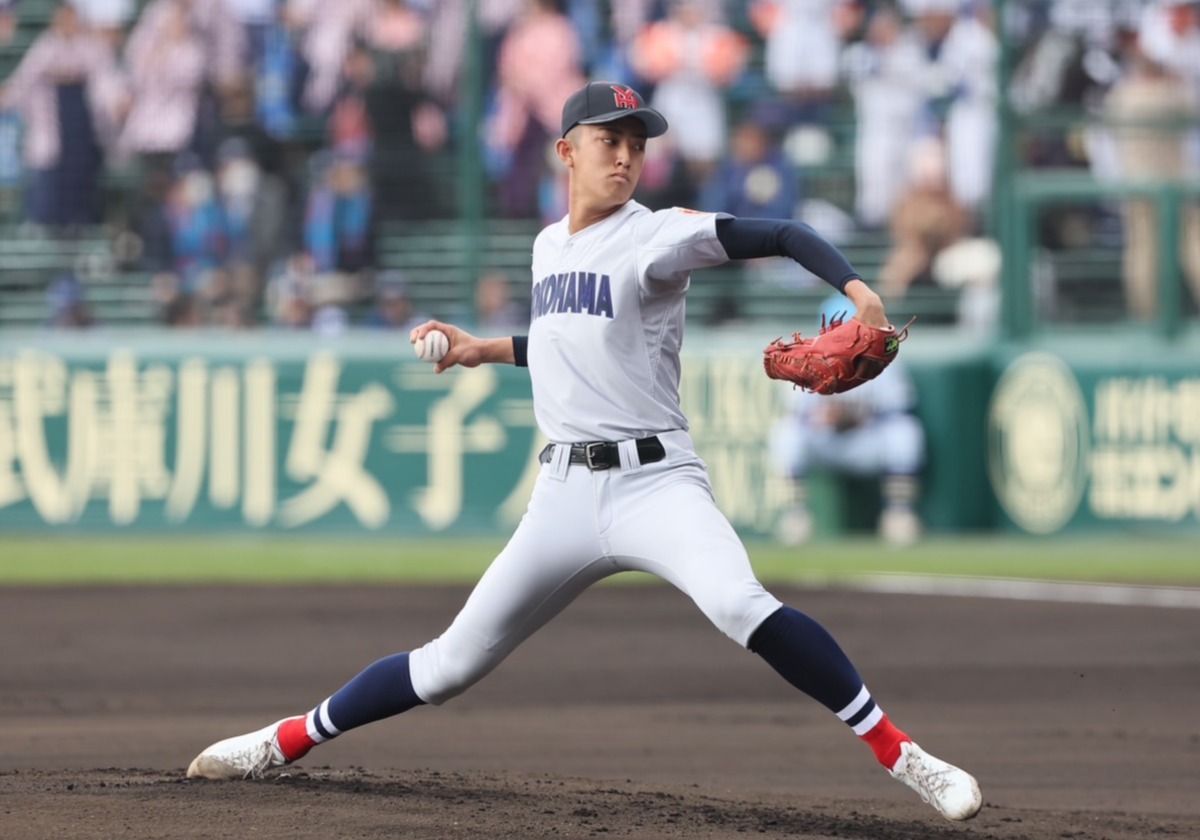 最速150キロ左腕の沖縄尚学・末吉、1年生とは思えない強靭な体格