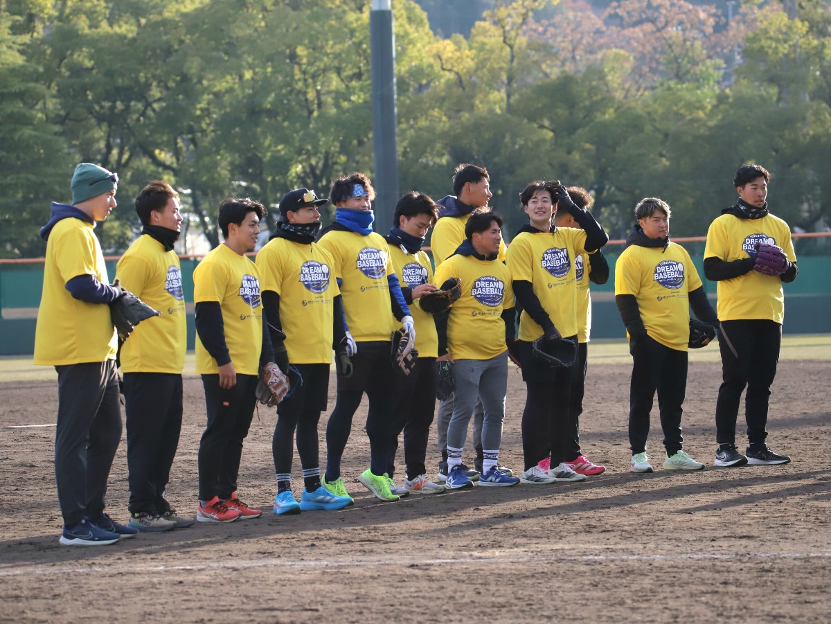 四国IL・徳島が野球教室を開催！巨人・増田大輝、阪神・工藤泰成ら歴代