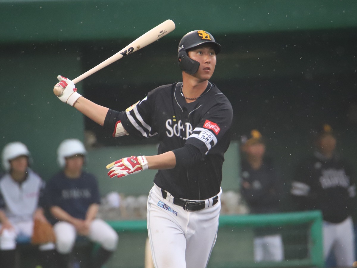 ソフトバンク・秋広優人が侍ジャパン戦で特大ファウル！あわや本塁打の