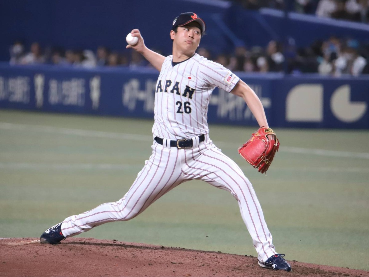 驚愕の平均球速154.6キロ…ロッテ・種市篤暉が圧巻の三者凡退【侍