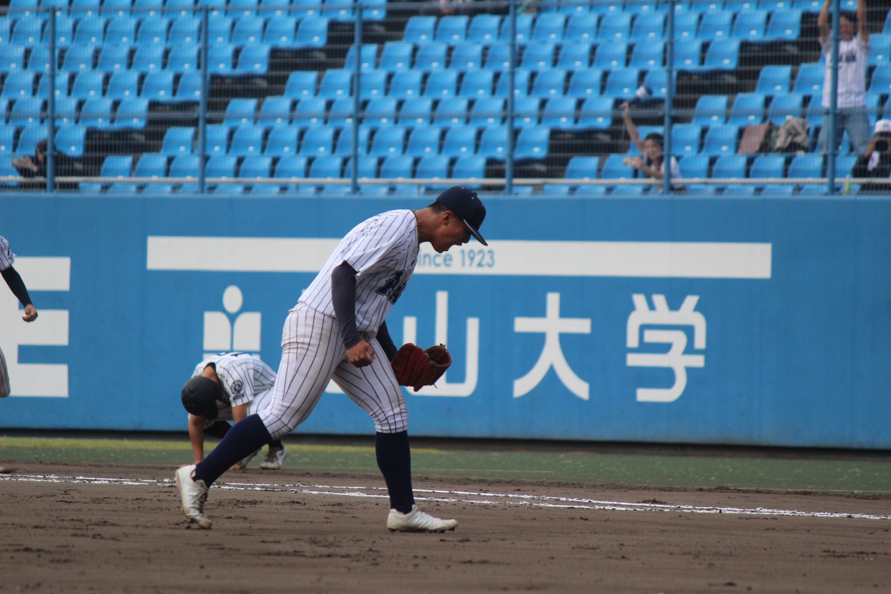 秘蔵クローザー」が気迫の全球ストレート勝負！阿南光の2年ぶりの選抜